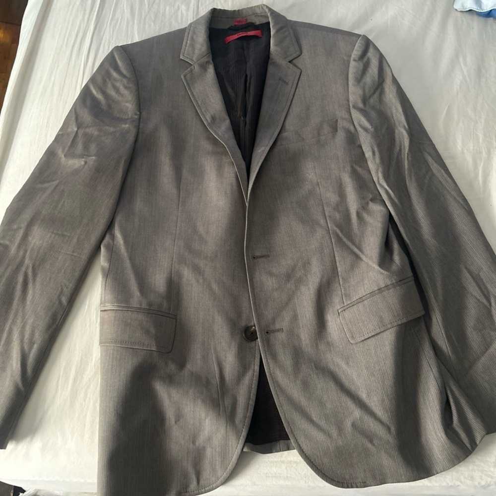 HUGO BOSS Mens grey Wool Blend Suit Jacket 40R